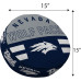 Pegasus Sports NCAA Nevada Wolf Pack Circle Plushlete Pillow 15"