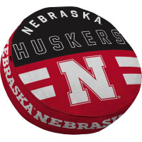 Pegasus Sports NCAA Nebraska Cornhuskers Circle Plushlete Pillow 15"