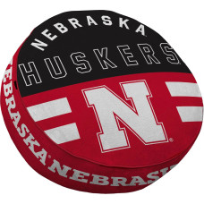 Pegasus Sports NCAA Nebraska Cornhuskers Circle Plushlete Pillow 15"