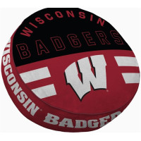 Pegasus Sports NCAA Circle Plushlete Pillow--Wisconsin Badgers 15"