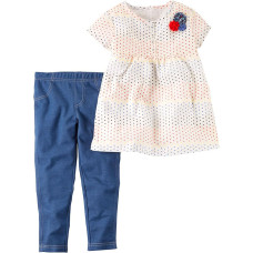 Carter's Baby Girls' 2 Pc Playwear Set
