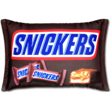 iscream Snickers Package Photoreal Print Microbead Mini Accent Pillow 12" x 7" iscream Snickers Package Photoreal Print Microbead Mini Accent Pillow 12" x 7"