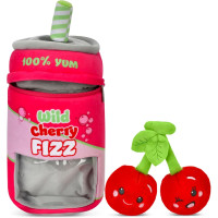 iscream Kawaii Cutie 10" Plush Wild Cherry Soda Play Set with Embroidered Accents iscream Kawaii Cutie 10" Plush Wild Cherry Soda Play Set with Embroidered Accents