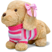 iscream Cozy Plush 9.5" Dolly Dachshund Sweater Puppy with Embroidered Accents for All Ages iscream Cozy Plush 9.5" Dolly Dachshund Sweater Puppy with Embroidered Accents for All Ages