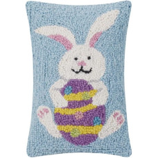 Peking Handicraft Easter Bunny Egg Hook Pillow
